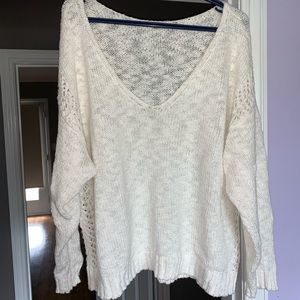 American Eagle Oversized V-Neck Sweater